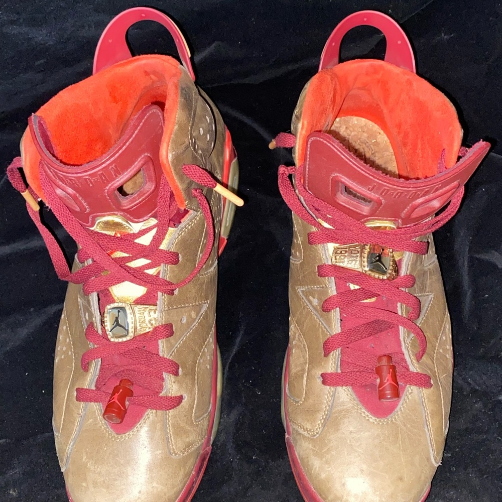 Jordan Sneakers in Red and Brown